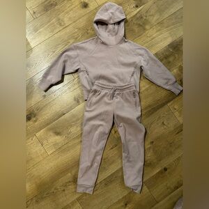 Old Navy Girls 6-7 Active Mauve Dynamic Fleece Set